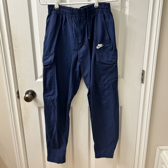 Unisex Nike dark blue cargo pants size XS waist 13.5” leg inseam 27” - Picture 1 of 6